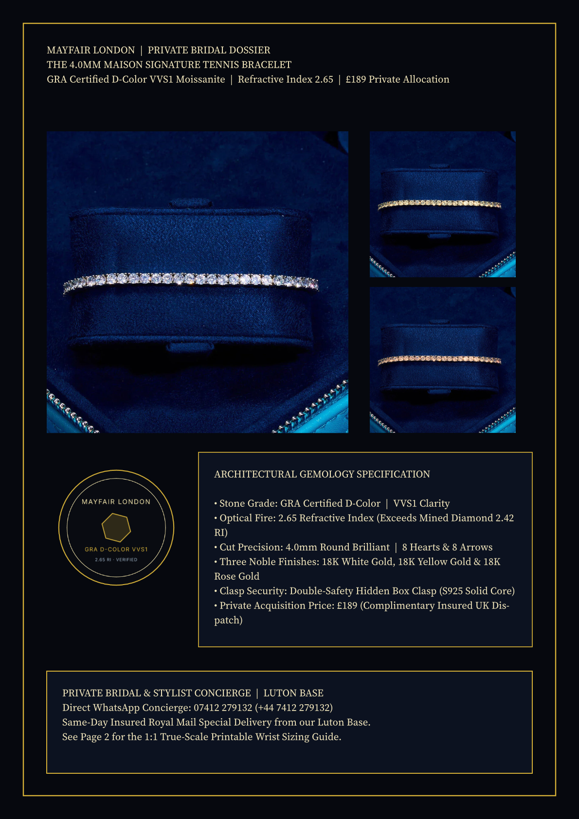 Mayfair Bridal Lookbook Page 1