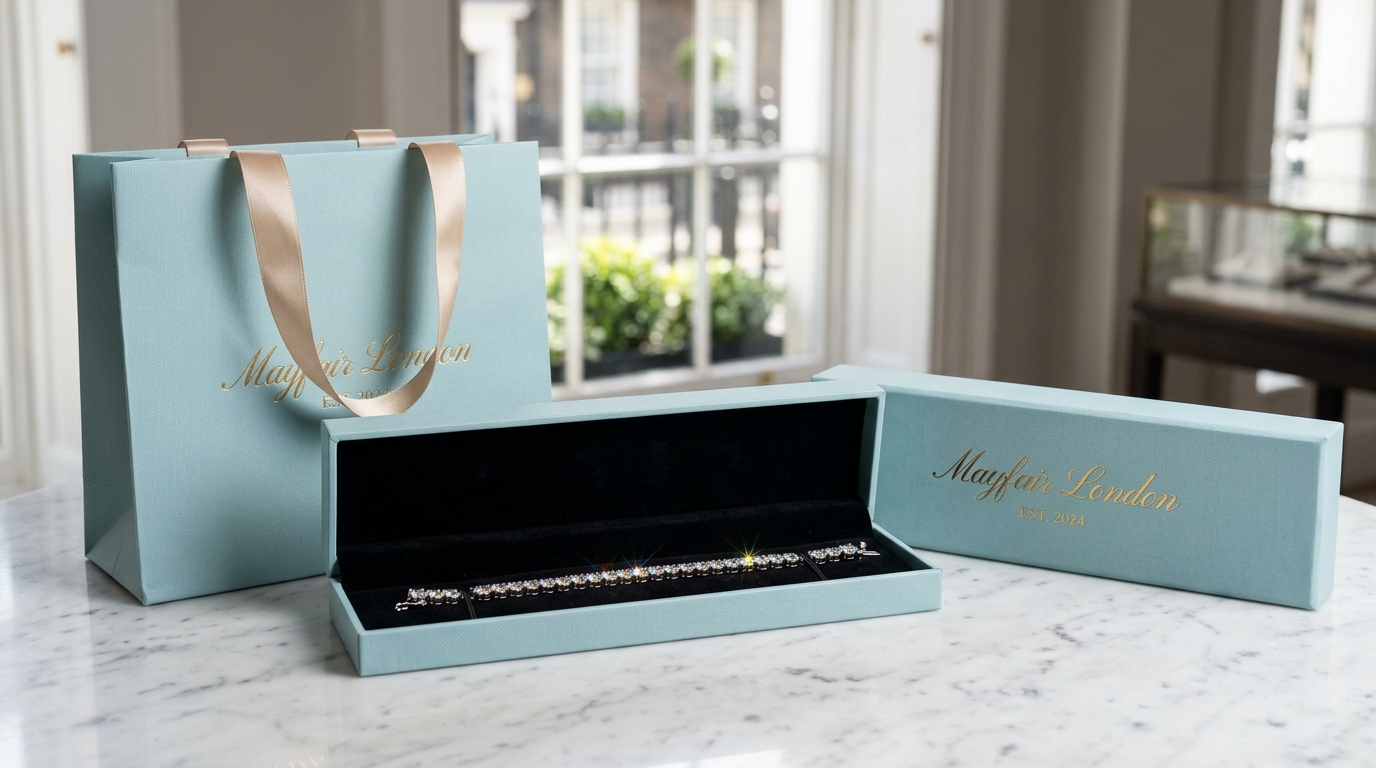 Mayfair London Signature Keepsake Vault Case and Boutique Gift Bag