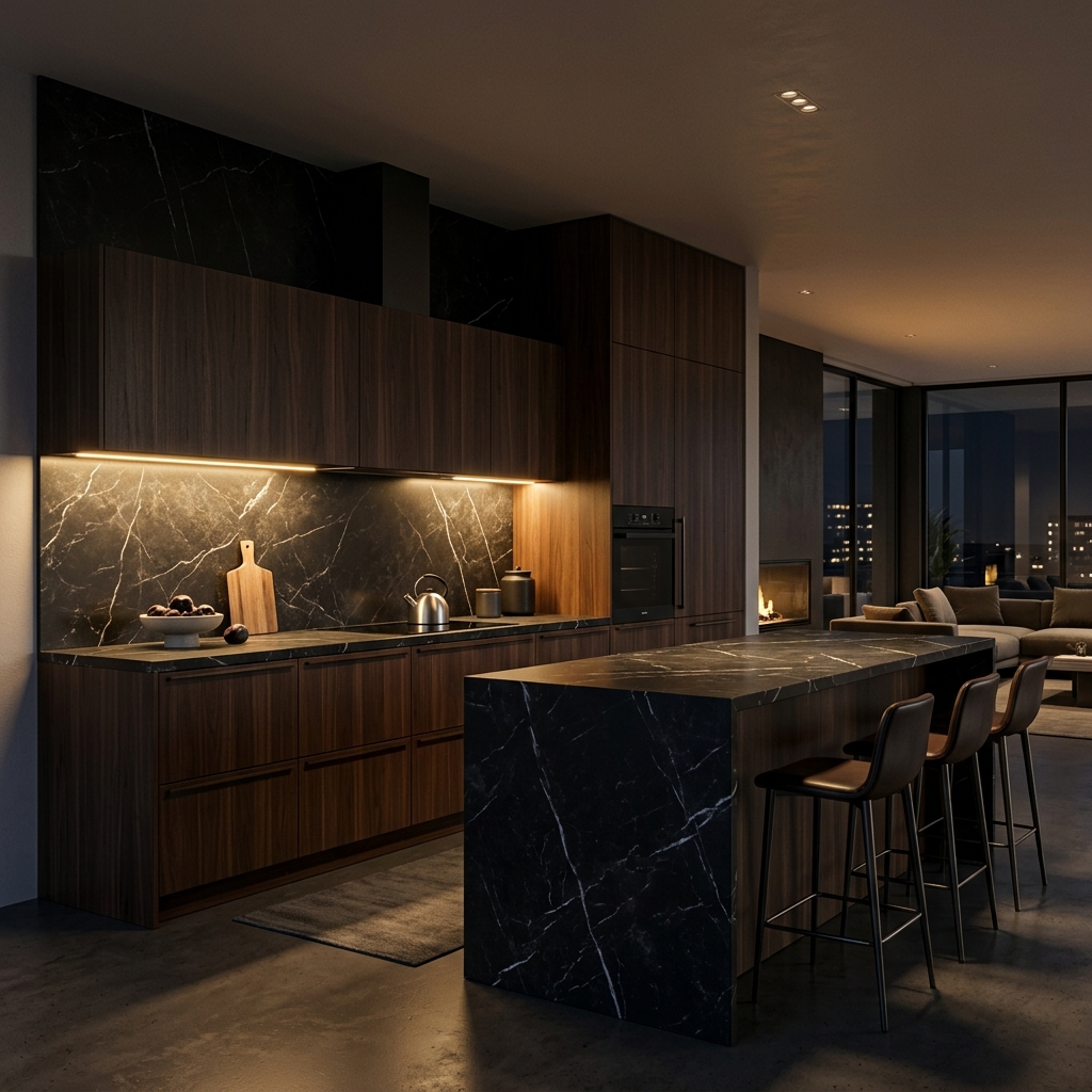 Under-Cabinet Kitchen Nighttime Illumination